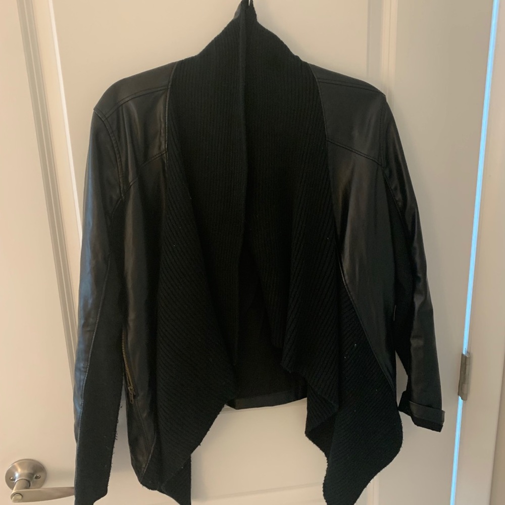 Black Elan Leather Jacket